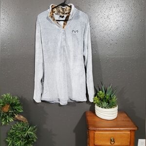 RealTree Gray Pullover fleece